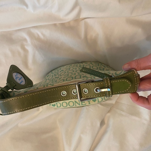 NWT Dooney & Bourke Monogram Hearts and Stars Adjustable Hobo Shoulder Bag - Picture 8 of 16